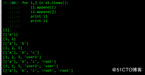 python之列表、元组、字典