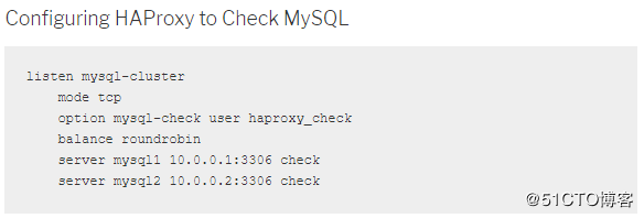 mycat+haproxy服务与高可用（3）