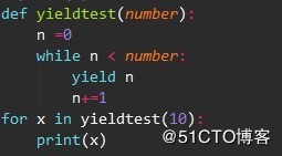 python里的生成器--yield