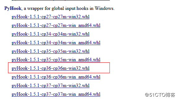 python3.6  安装pyhook_3